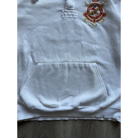 Rare Vintage Polo Ralph Lauren Hunter Jumper 2 Long Sleeve Button Hoodie Sweater - Picture 7 of 16